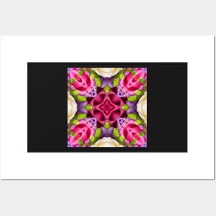 Kaleidoscope | Spring Flowers 4 Posters and Art